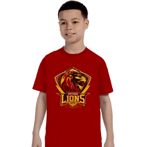 Shirts T-Shirts, Youth / XL / Red Gryffindors Lions
