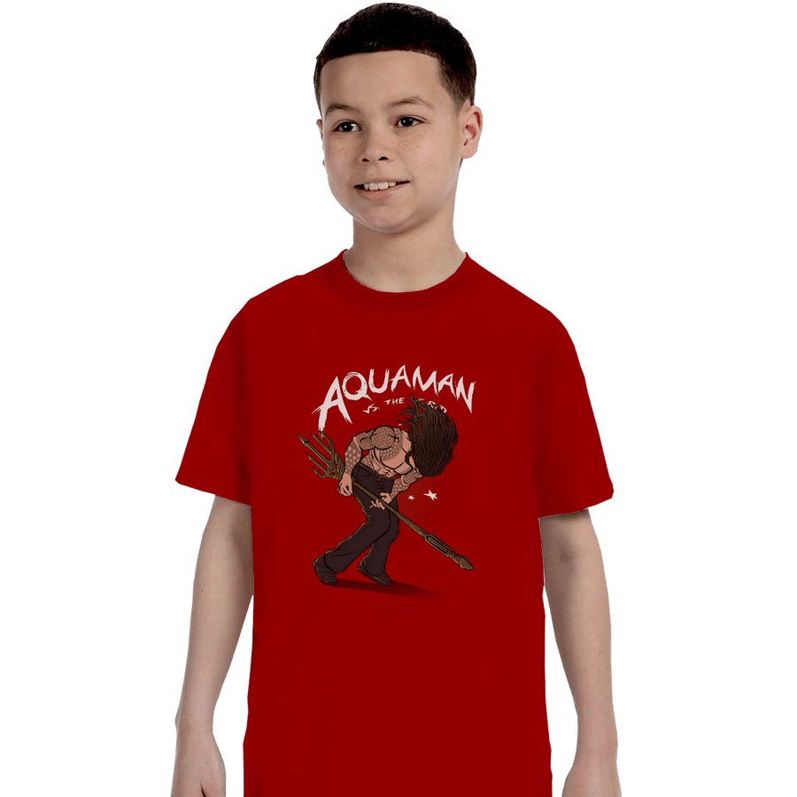 Shirts T-Shirts, Youth / XL / Red Arthur Curry VS The World