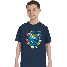 Load image into Gallery viewer, Daily_Deal_Shirts T-Shirts, Youth / XS / Navy Love Strong
