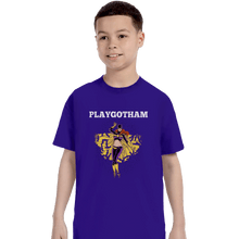 Load image into Gallery viewer, Shirts T-Shirts, Youth / XS / Violet Playgotham Batgirl

