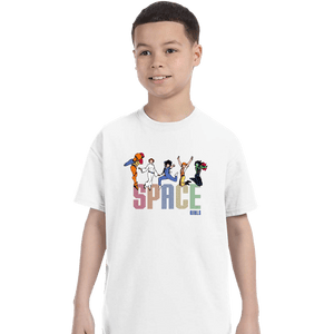 Shirts T-Shirts, Youth / XS / White Space Girls