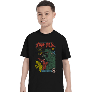 Shirts T-Shirts, Youth / XL / Black Kaiju Sentai