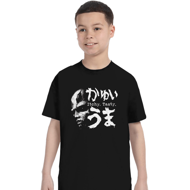 Daily_Deal_Shirts T-Shirts, Youth / XS / Black Itchy. Tasty.