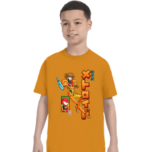 Load image into Gallery viewer, Daily_Deal_Shirts T-Shirts, Youth / XS / Gold Neon Genesis Metroid
