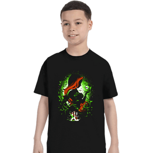 Shirts T-Shirts, Youth / XS / Black Poison Green
