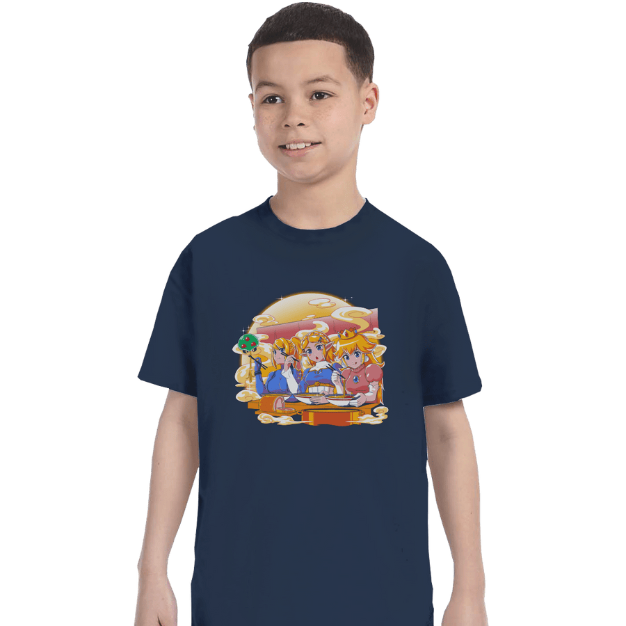 Shirts T-Shirts, Youth / XL / Navy Ramen Cart