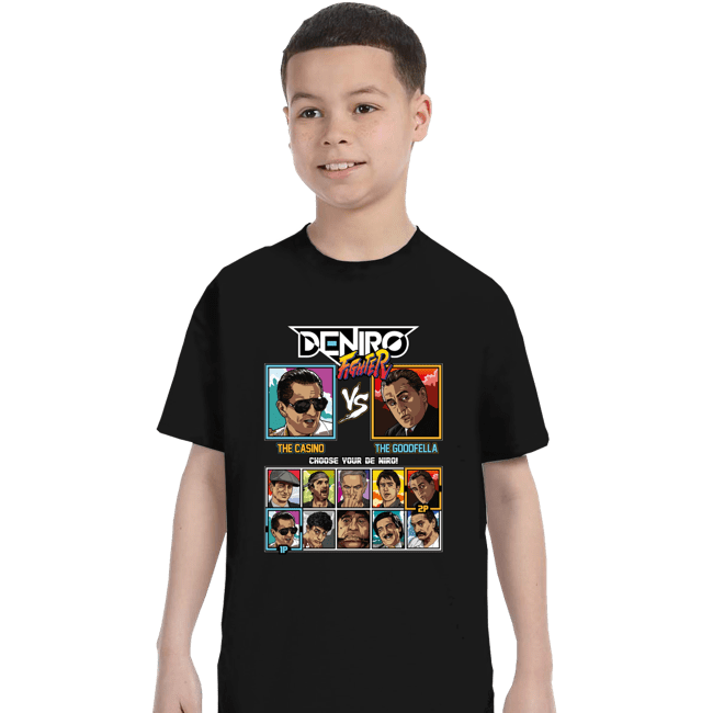 Shirts T-Shirts, Youth / XS / Black Deniro Fighter