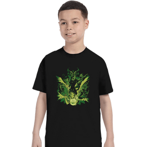 Shirts T-Shirts, Youth / XL / Black Alien Hero