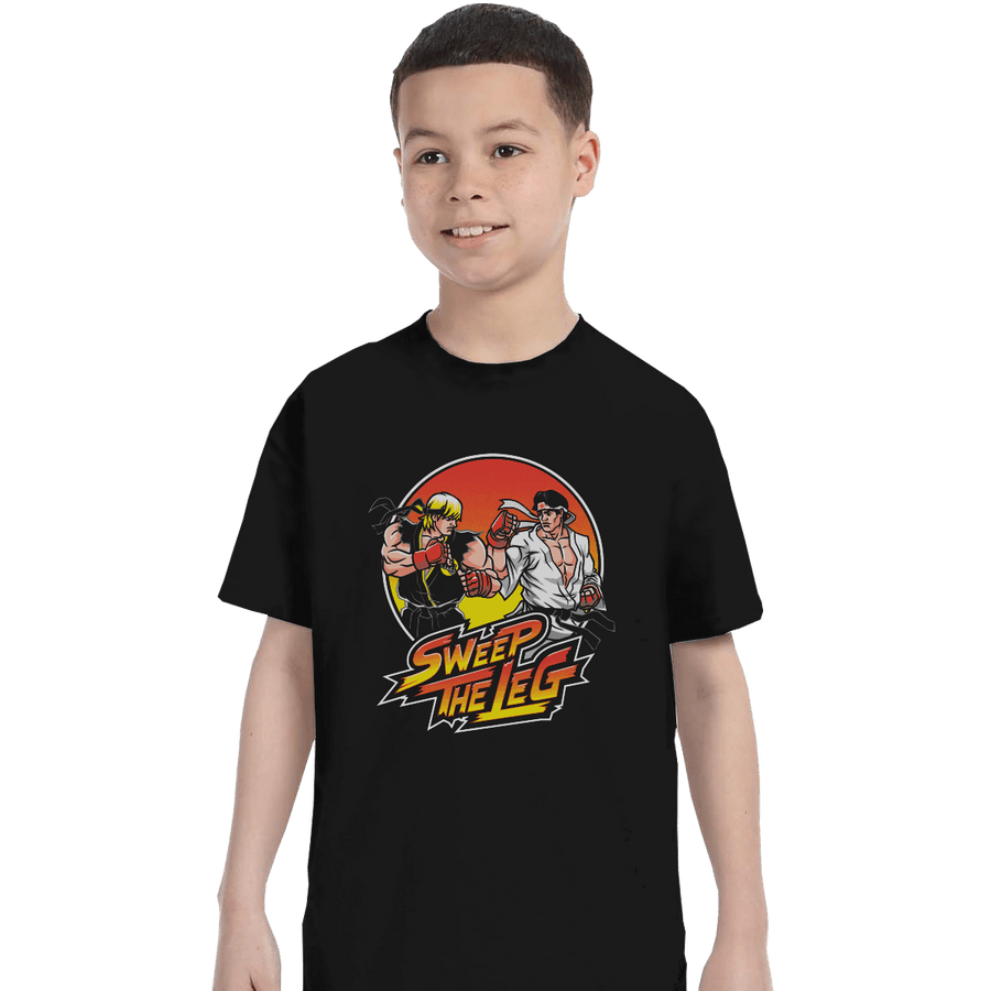 Shirts T-Shirts, Youth / XL / Black Sweep The Leg