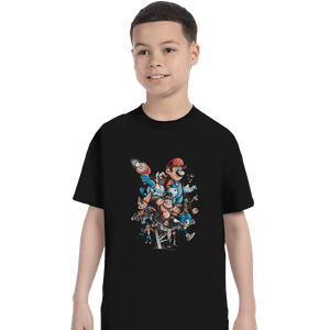Shirts T-Shirts, Youth / XL / Black Characters