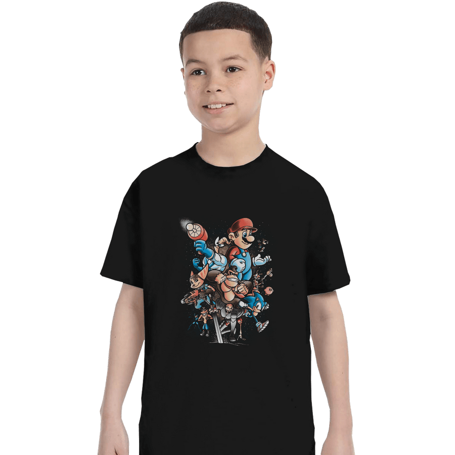 Shirts T-Shirts, Youth / XL / Black Characters