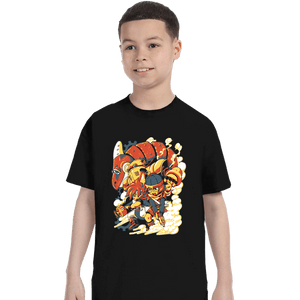 Daily_Deal_Shirts T-Shirts, Youth / XS / Black Chrono Heroes