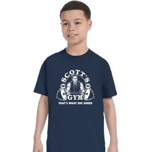 Shirts T-Shirts, Youth / XS / Navy Scott's Gym