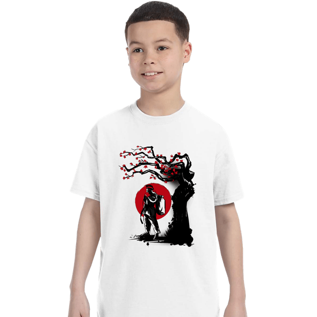 Shirts T-Shirts, Youth / XS / White Fighter Under The Sun