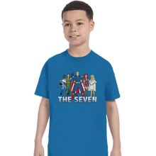 Load image into Gallery viewer, Shirts T-Shirts, Youth / XL / Sapphire Cartoon Seven

