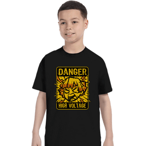 Shirts T-Shirts, Youth / XS / Black High Voltage