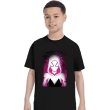 Load image into Gallery viewer, Daily_Deal_Shirts T-Shirts, Youth / XS / Black Glitch Spider-Gwen
