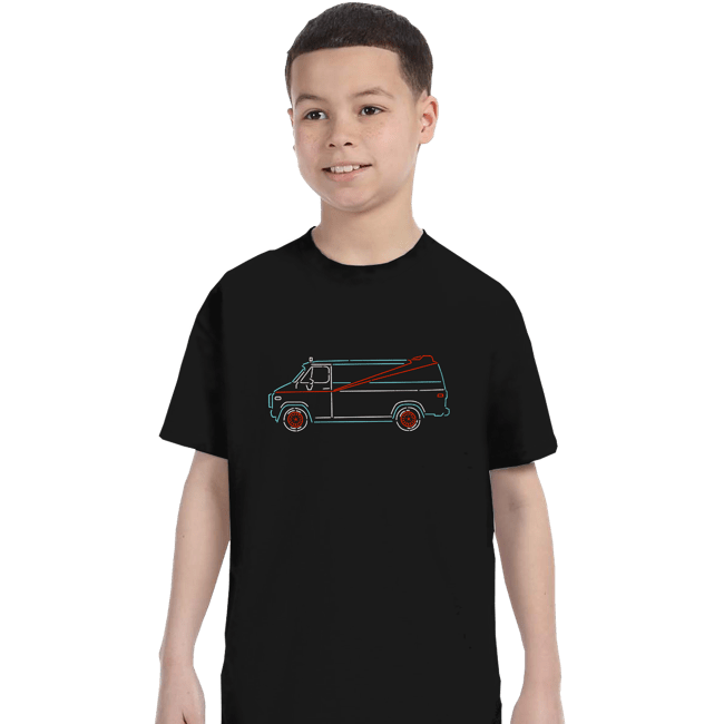 Shirts T-Shirts, Youth / XS / Black A-Team Van