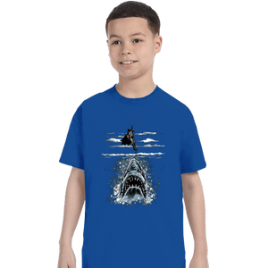 Daily_Deal_Shirts T-Shirts, Youth / XS / Royal Blue Shark Repellent