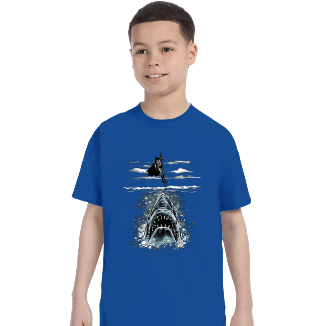 Daily_Deal_Shirts T-Shirts, Youth / XS / Royal Blue Shark Repellent