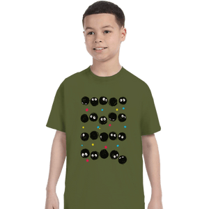 Shirts T-Shirts, Youth / XS / Military Green The Black Sprites