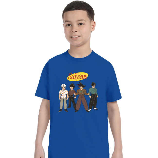 Secret_Shirts T-Shirts, Youth / XS / Royal Blue Saiyanfeld