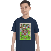 Load image into Gallery viewer, Shirts T-Shirts, Youth / XL / Navy The Mushroom Kingdom

