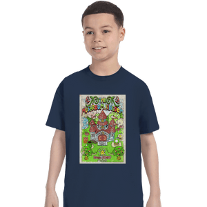 Shirts T-Shirts, Youth / XL / Navy The Mushroom Kingdom