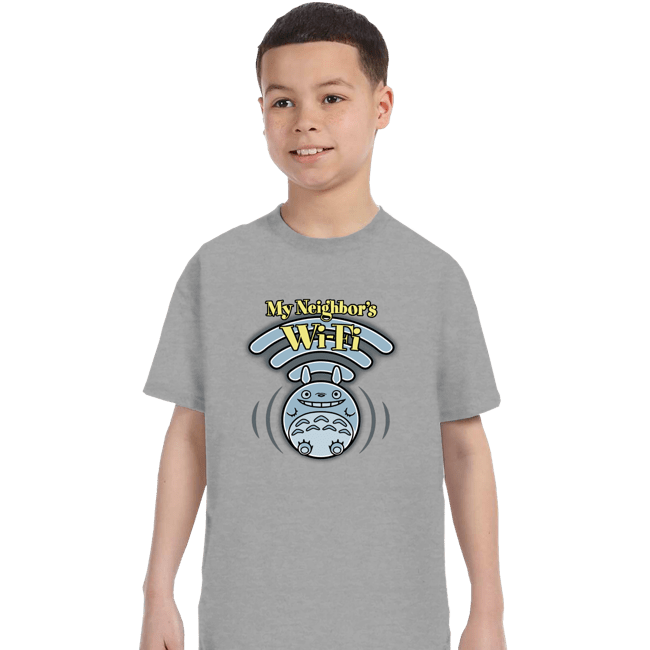 Shirts T-Shirts, Youth / XS / Sports Grey My Neighbors Wifi