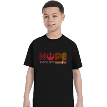 Load image into Gallery viewer, Daily_Deal_Shirts T-Shirts, Youth / XS / Black Hope Since 1977
