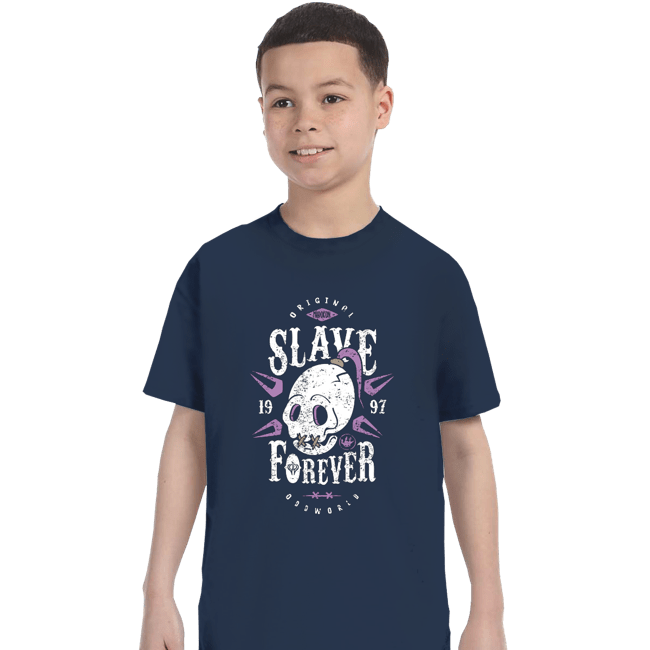 Shirts T-Shirts, Youth / XS / Navy Slave Forever