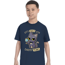 Load image into Gallery viewer, Daily_Deal_Shirts T-Shirts, Youth / XS / Navy Enemy Tears
