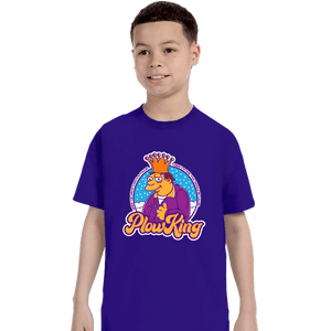 Secret_Shirts T-Shirts, Youth / XS / Violet The King Of Snow