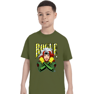 Daily_Deal_Shirts T-Shirts, Youth / XS / Military Green Rogue 97