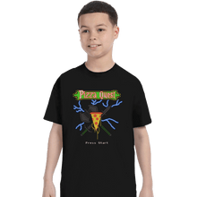 Load image into Gallery viewer, Shirts T-Shirts, Youth / XL / Black PIzza Quest
