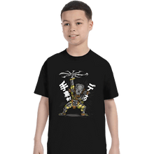 Load image into Gallery viewer, Daily_Deal_Shirts T-Shirts, Youth / XS / Black Shuriken Disk
