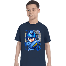 Load image into Gallery viewer, Secret_Shirts T-Shirts, Youth / XS / Navy A Metal Hero
