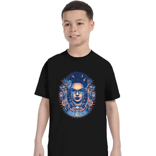 Shirts T-Shirts, Youth / XS / Black Electric Bride