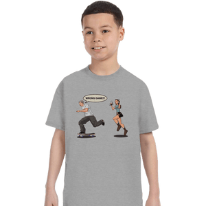 Last_Chance_Shirts T-Shirts, Youth / XS / Sports Grey Wrong Game