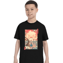Load image into Gallery viewer, Secret_Shirts T-Shirts, Youth / XS / Black Floating Nightmare Ukiyo-e
