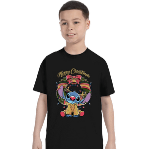 Daily_Deal_Shirts T-Shirts, Youth / XS / Black Stitch Xmas