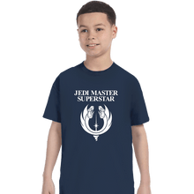 Load image into Gallery viewer, Secret_Shirts T-Shirts, Youth / XS / Navy J.M. Superstar
