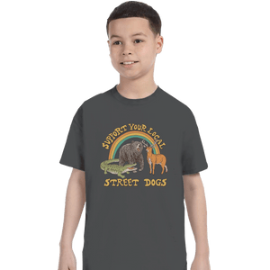 Shirts T-Shirts, Youth / XL / Charcoal Street Dogs