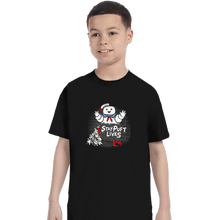 Load image into Gallery viewer, Daily_Deal_Shirts T-Shirts, Youth / XS / Black Stay Puft Lives
