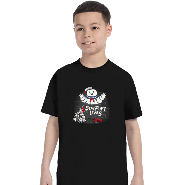 Daily_Deal_Shirts T-Shirts, Youth / XS / Black Stay Puft Lives