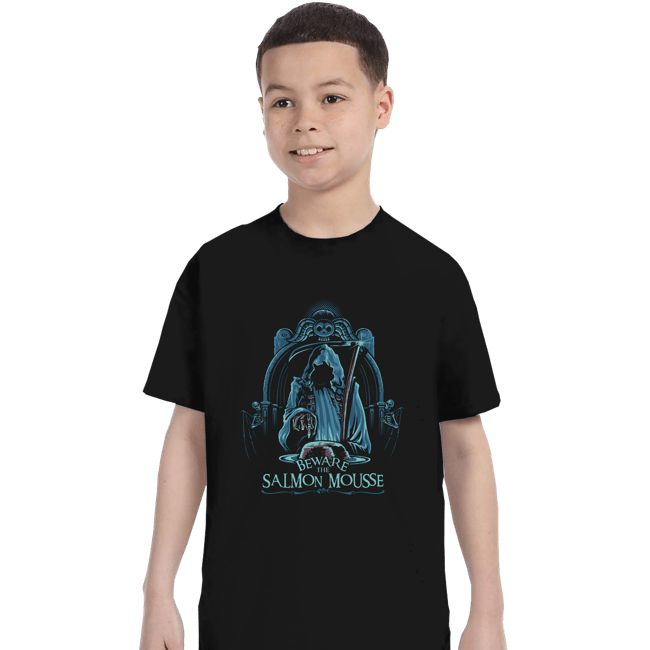 Daily_Deal_Shirts T-Shirts, Youth / XS / Black Salmon Mousse