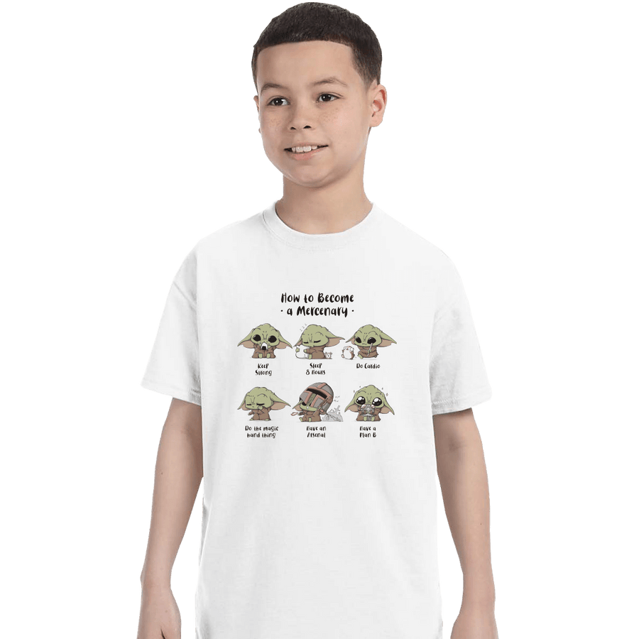 Shirts T-Shirts, Youth / XL / White Become A Mercenary