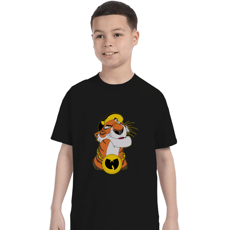 Shirts T-Shirts, Youth / XL / Black Tiger Style