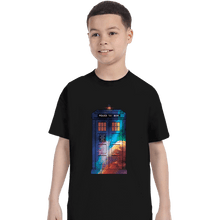 Load image into Gallery viewer, Secret_Shirts T-Shirts, Youth / XS / Black The Police Box
