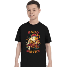Load image into Gallery viewer, Daily_Deal_Shirts T-Shirts, Youth / XS / Black Bard&#39;s Call
